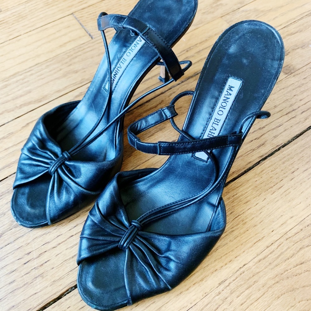Manolo Blahnik Black Heels